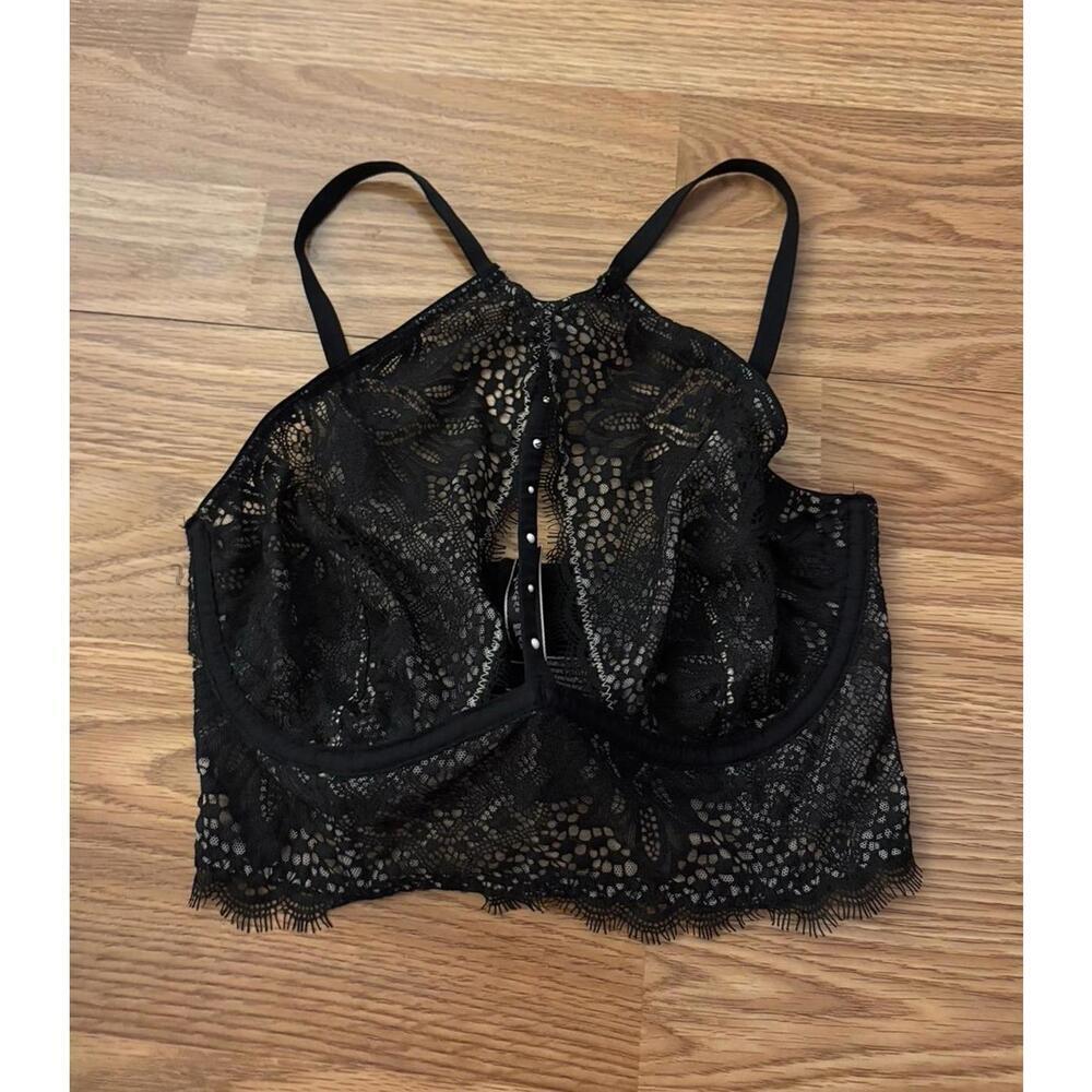 Victoria’s Secret Very Sexy Unlined Plunge Halter Bralette Size 32D